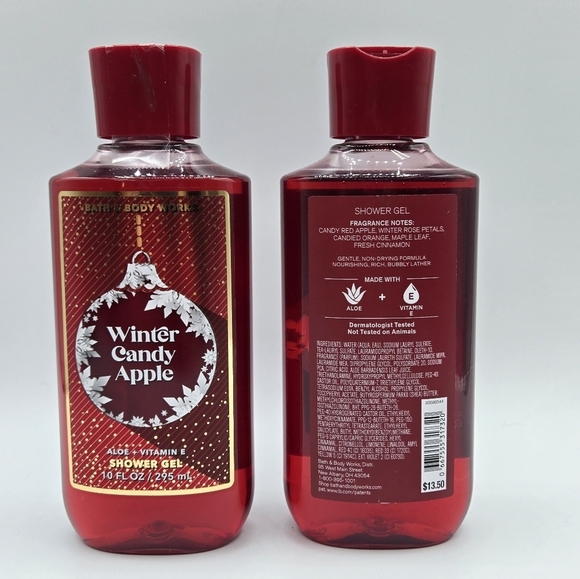 Bath & Body Works Winter Candy Apple Shower Gel Bundle - Picture 3 of 4